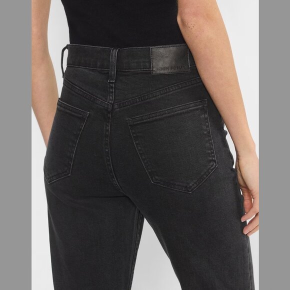 Denim Forum | The Arlo High Rise Straight Leg Jeans | Size 28/28L | Black - Picture 5 of 15